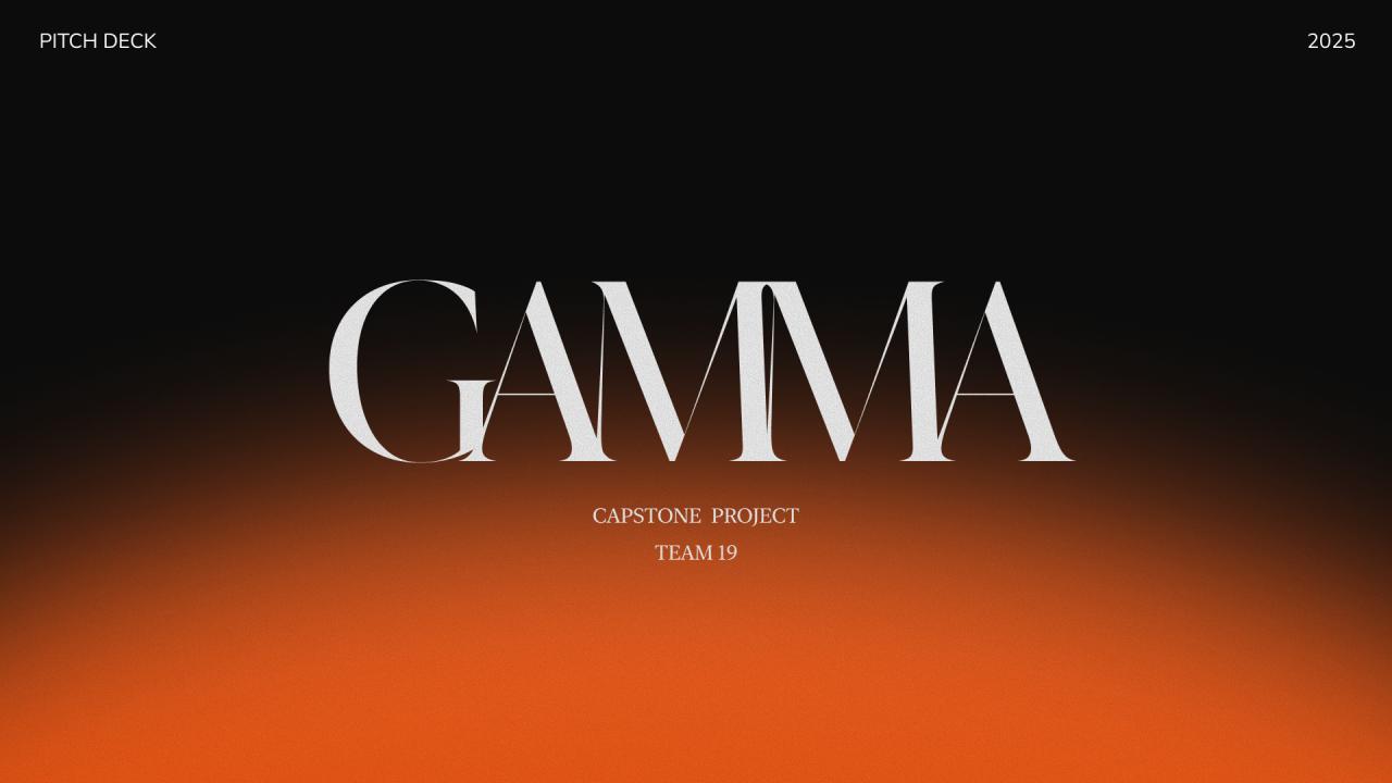 GAMMA — 1